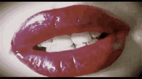 lip lick gif|Licking Lips GIF .